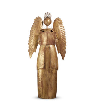 4.5' Antiqued Gold Angel