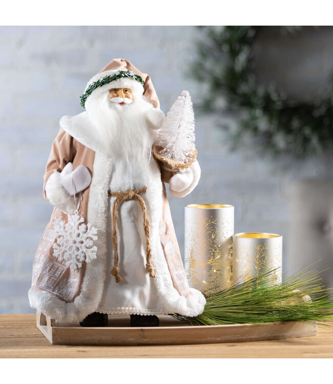 Winter Scene Lighted Cylinder Set of 3