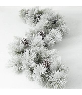 Flocked Pine Garland