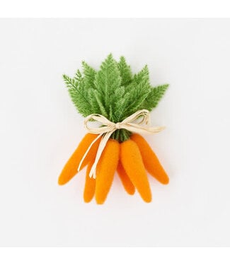11" Flocked Orange Carrot Large