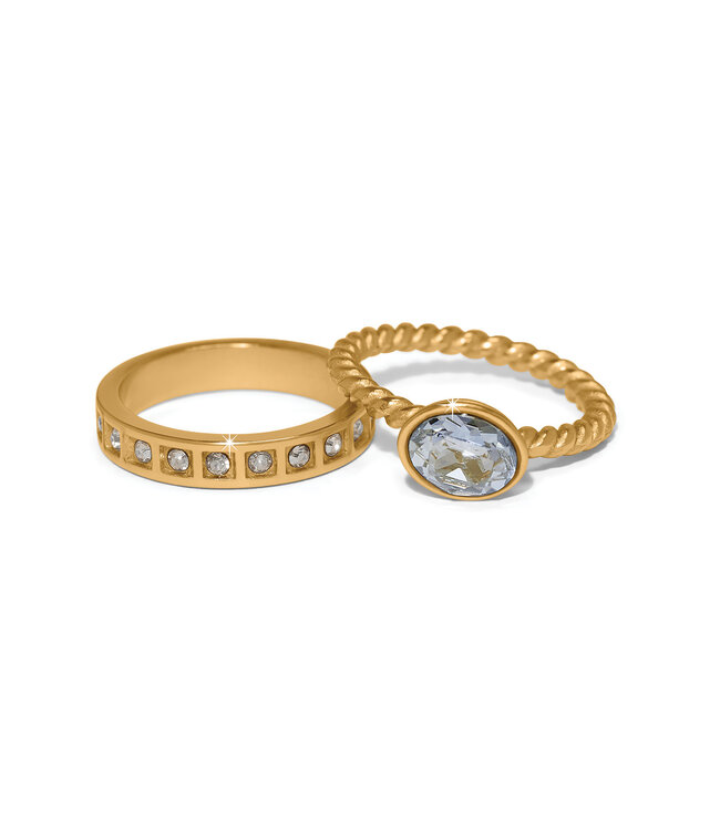BRIGHTON Love Knows Duo Rings