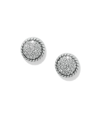 BRIGHTON Illumina Celeste Dome Post Earrings Silver