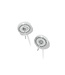 BRIGHTON Illumina Celeste Dome Post Earrings Silver