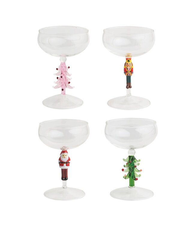 Christmas Coup Glasses