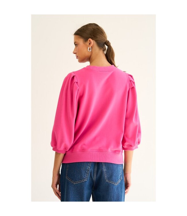 Amy Premium French Terry Puff Sleeve Pullover