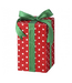 8" Polka Dot Gift Box Ornament