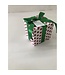 5"Polka Dot Gift Box Ornament