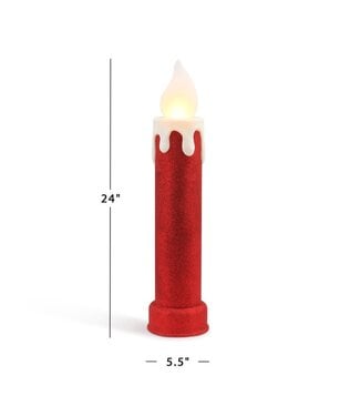24" Blow Mold Candle