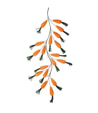 36" Velvet Carrot Garland