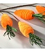 36" Velvet Carrot Garland