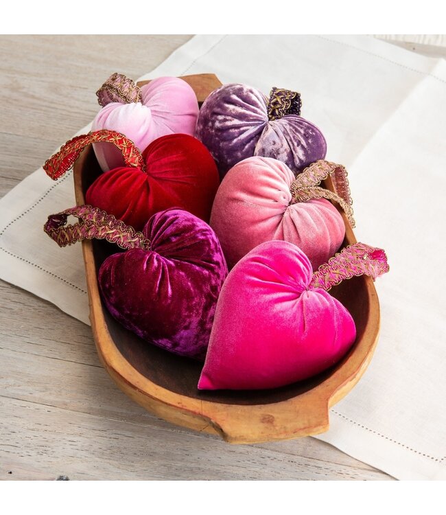 Handmade Velvet Hearts