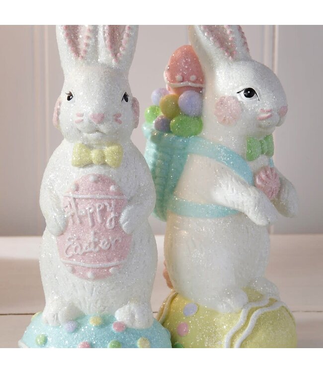 7" Resin Sugared Sweets Bunny