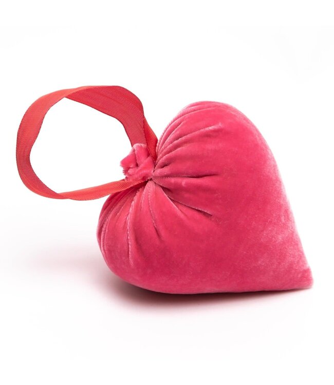 HOT SKWASH Velvet Heart w/Ribbon