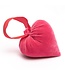 HOT SKWASH Velvet Heart w/Ribbon
