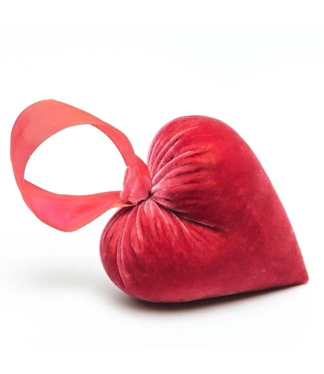 HOT SKWASH Velvet Heart w/Ribbon