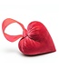 HOT SKWASH Velvet Heart w/Ribbon