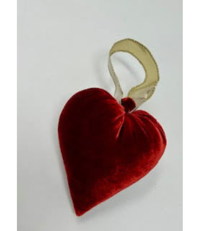 HOT SKWASH Velvet Heart w/Ribbon