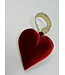 HOT SKWASH Velvet Heart w/Ribbon