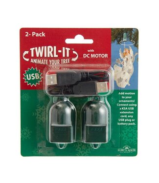 USB 2 Pack Twirl-It W/DC Motor