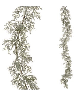 6' Iced Cedar Garland