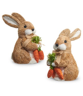 8” Bunny With Carrots