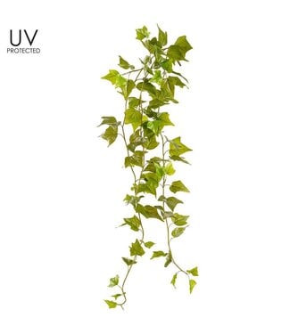 48 Inch UV Protected Ivy Hanging Bush Green