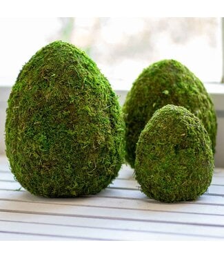 Moss Egg Decor Green