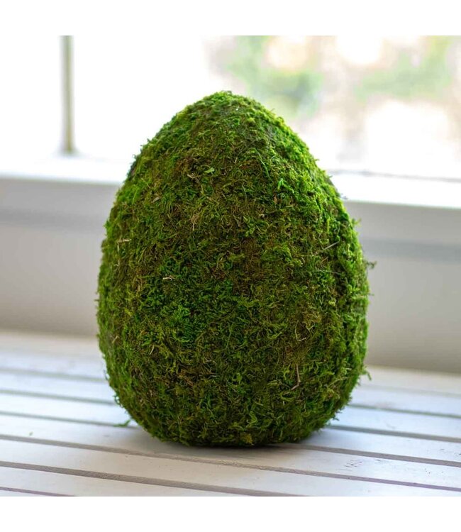 Moss Egg Decor Green