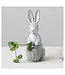 Stoneware Rabbit with Embossed Planter