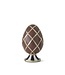 16.5 Inch Chocolate & Gold Resin Easter Egg