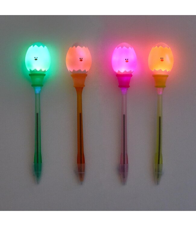 Light Up Neon Egg Pen - Sold Individually