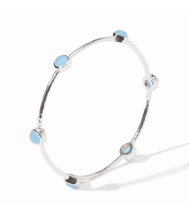 JULIE VOS Milano Luxe Bangle Silver