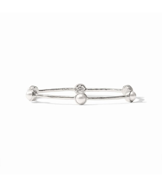 JULIE VOS Milano Luxe Bangle Silver
