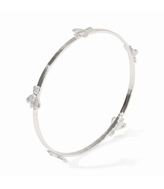 JULIE VOS Bee Bangle Silver