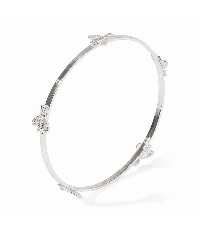 JULIE VOS Bee Bangle Silver