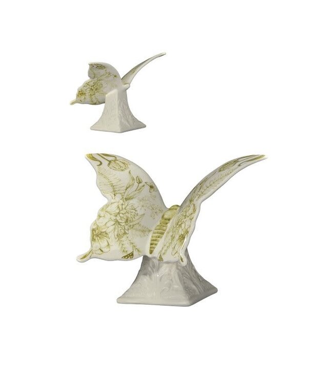 7" Dolomite Butterfly on Pedestal