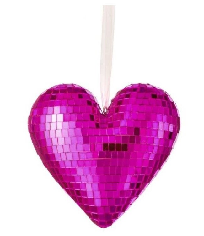 Mirrored Heart Ornament 120mm