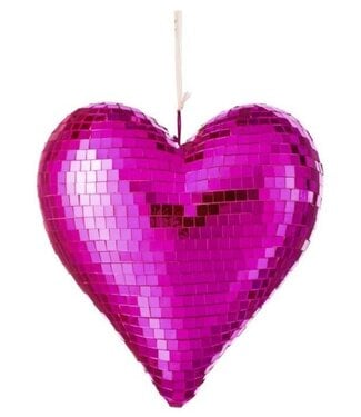 Mirrored Heart Ornament 250mm