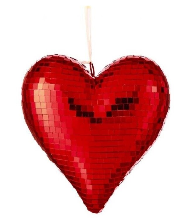 Mirrored Heart Ornament 250mm