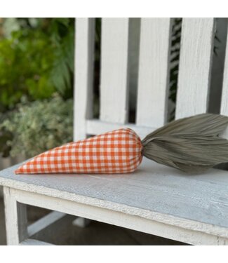 Orange Check Fabric Carrot