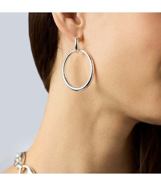 JULIE VOS Laguna Doorknocker Earring