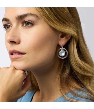 JULIE VOS Astor 6­-in­-1 Charm Silver Earring