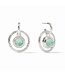 JULIE VOS Astor 6­-in­-1 Charm Silver Earring