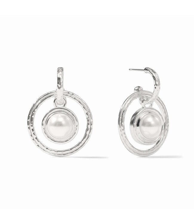 JULIE VOS Astor 6­-in­-1 Charm Silver Earring