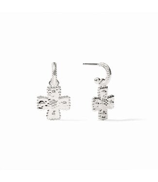 JULIE VOS Malta Canterbury Hoop & Charm Earring
