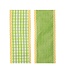 4”x5y Spring Gingham With Border Ribbon