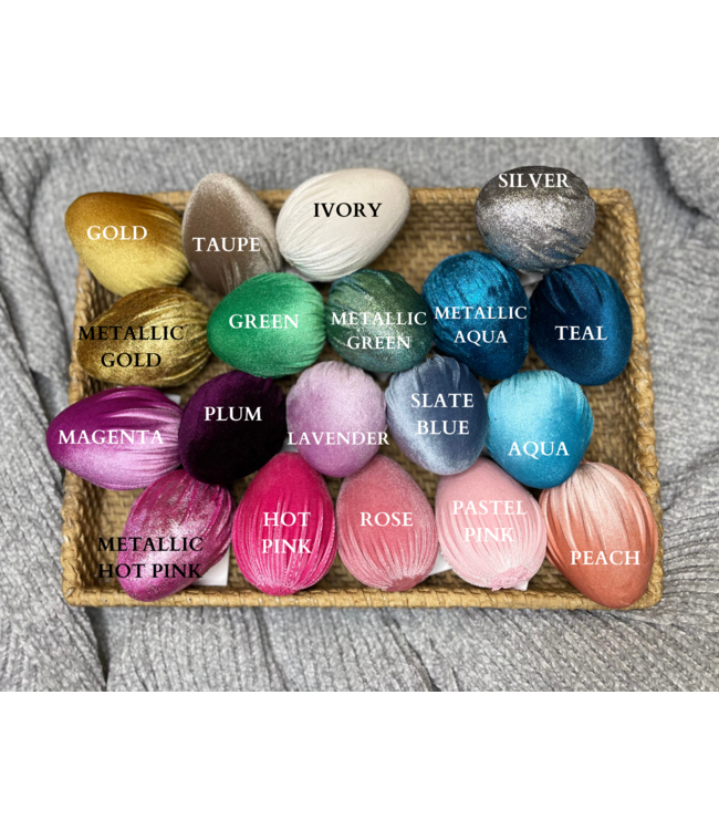 Handmade Velvet Eggs