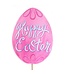 THE ROUND TOP COLLECTION Pink "Happy Easter" Egg