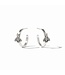 JULIE VOS Bee Hoop Silver Earrings