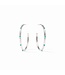 JULIE VOS Crescent Stone Hoop